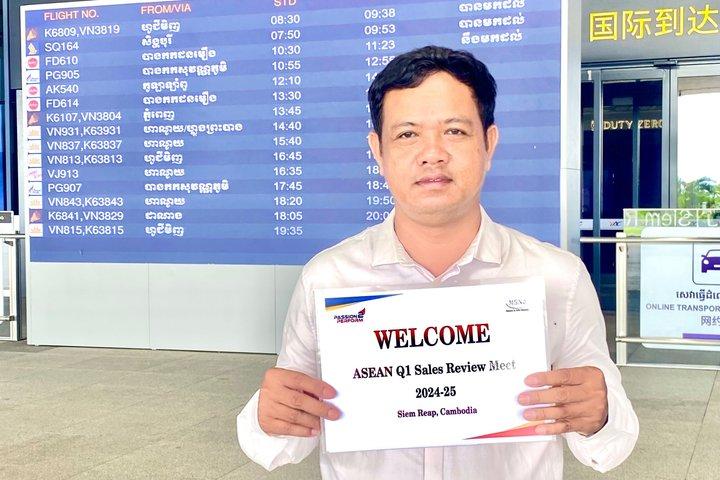 シェムリアップ空港プライベートタクシーサービス（空港からホテルまで）