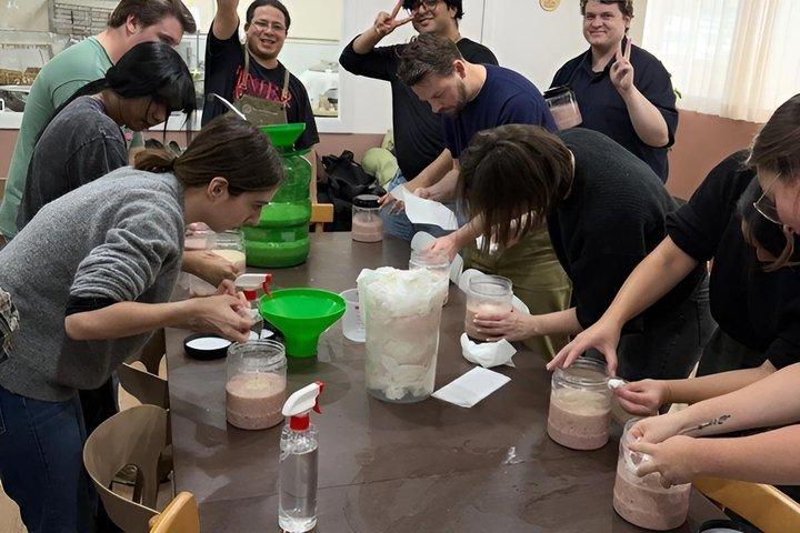 Makgeolli clase de elaboración de la cerveza
