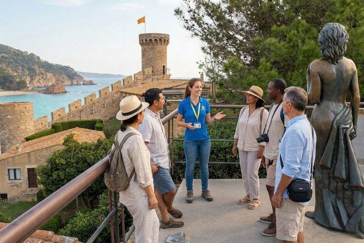 Costa Brava och Tossa de Mar från Barcelona med rundvandring