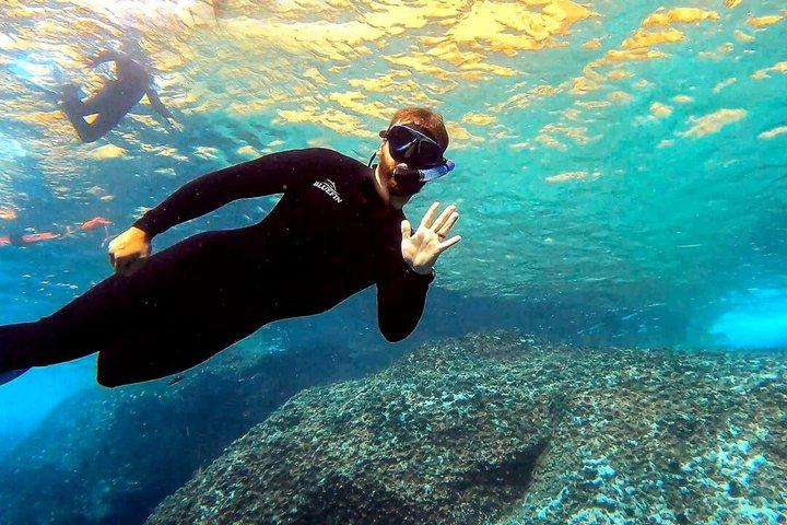 イリェウス・ダス・カブラス水中アドベンチャーでのシュノーケリング