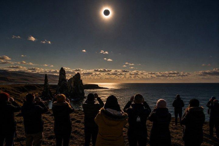 Reykjavík: Ekspedition til total solformørkelse 2026