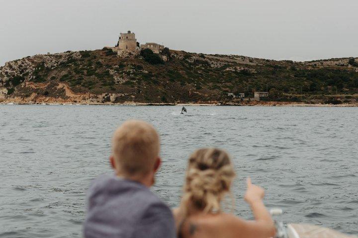 Tour barca Sella del Diavolo: 4 tappe bagno, Snorkeling, Prosecco