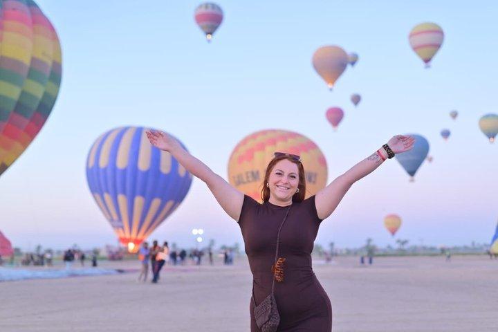 Privat Luxor Tour med Sunrise Hot Air Balloon från Hurghada