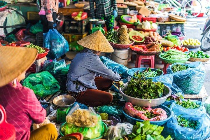 Classe de culinária autêntica de Hanói e passeio de comida de mercado local