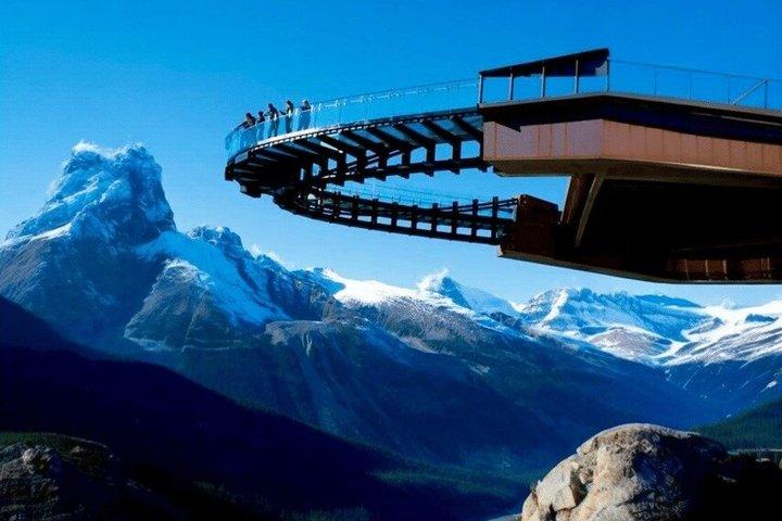 コロンビアアイスフィールドアドベンチャー、スカイウォーク、ペイトー湖、氷河ツアー