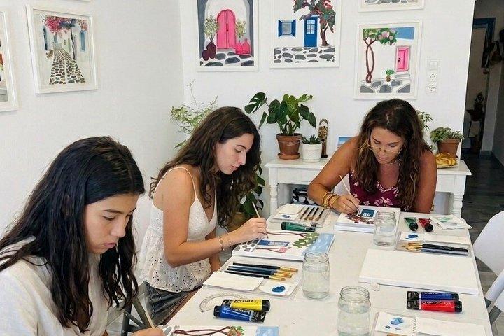 Painting on Canvas with a Local