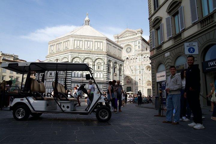 Recorrido en carrito de golf por Florencia y la Piazzale Michelangelo.
