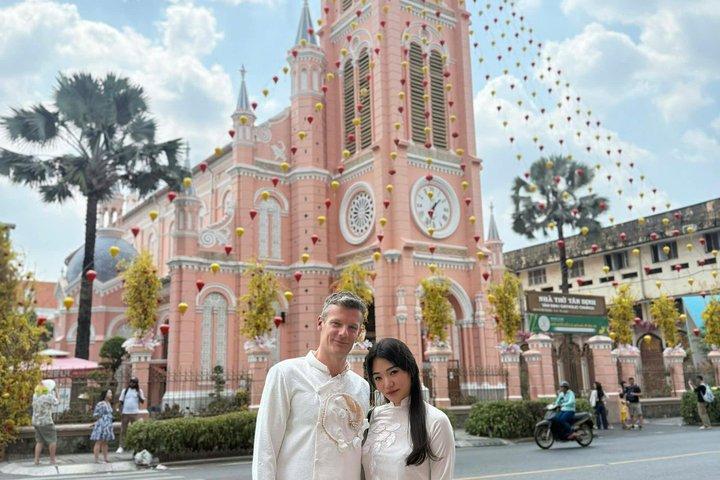 Ho Chi Minh City Ao Dai Experimente a experiência fotográfica em Saigon