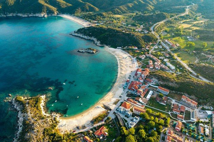 Halkidiki Sithonia Berömda stränder och lokala fisk Tavernor