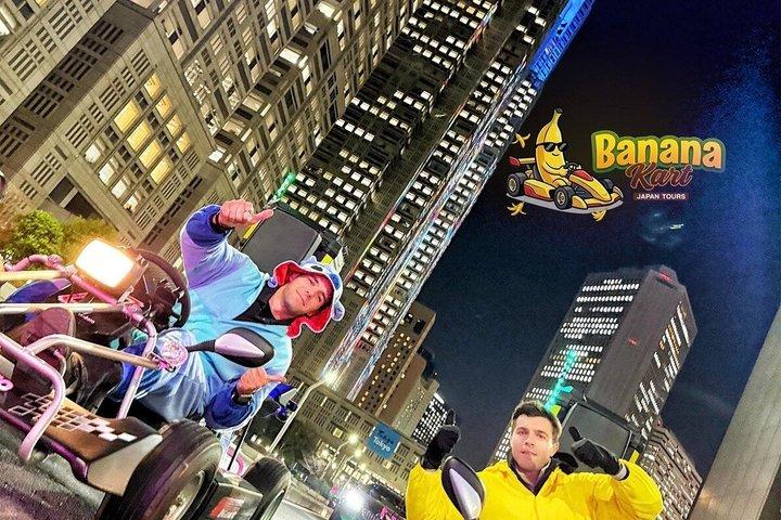 新宿から渋谷までバナナカート東京ゴーカートツアー