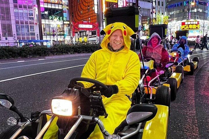 新宿から渋谷までバナナカート東京ゴーカートツアー
