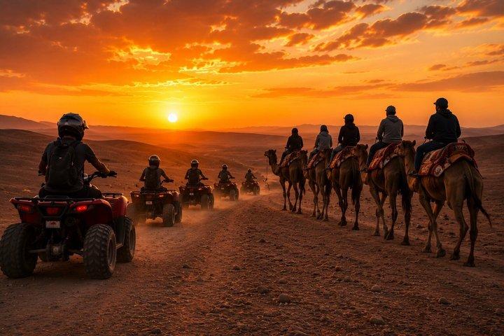Agafay Desert Quad, CamelRide & Sunset Diner vanuit Marrakech