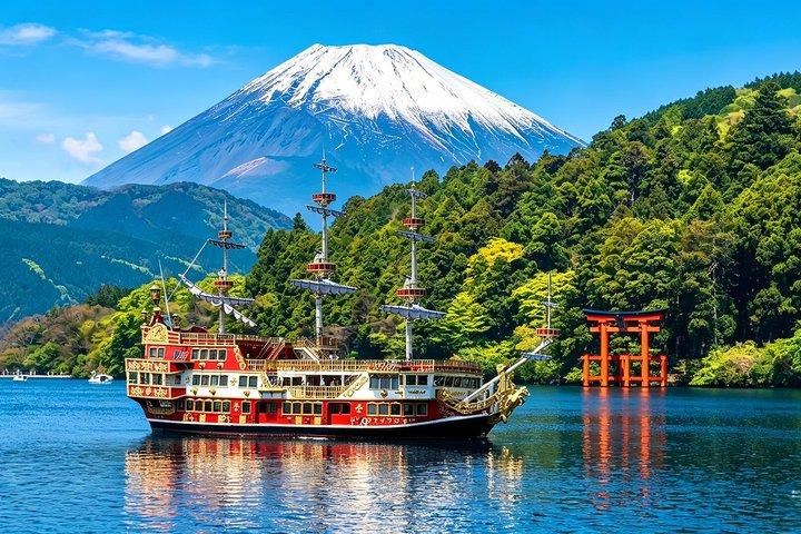 Excursão de um dia pela área de Hakone e Monte Fuji a partir de Tóquio