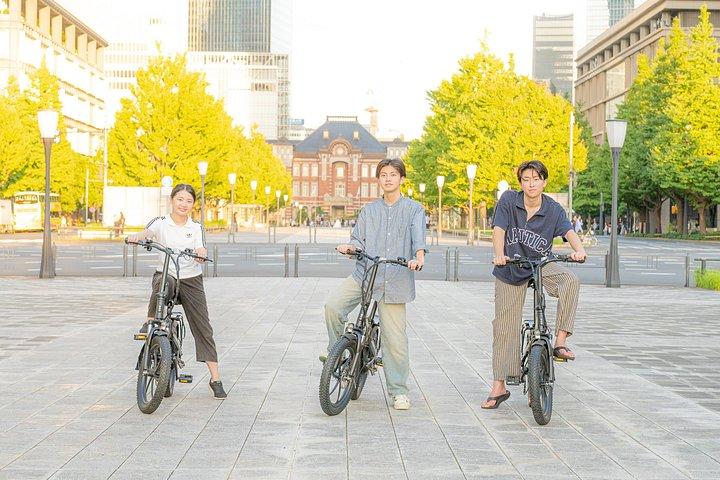 東京の街と寺域を巡る早朝サイクリングツアー