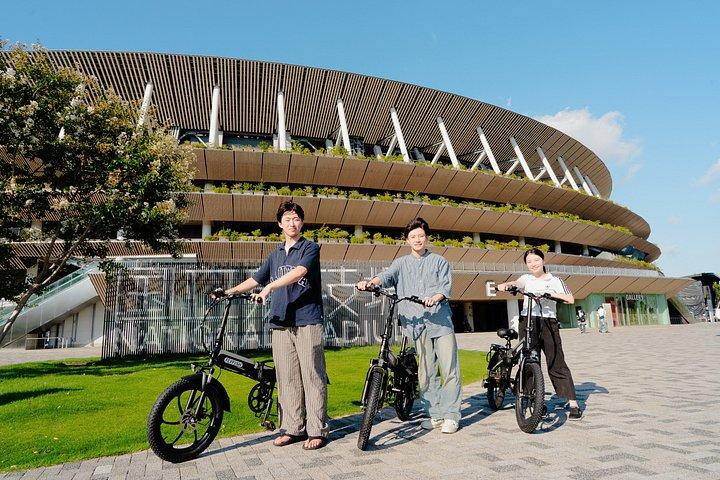 東京の街と寺域を巡る早朝サイクリングツアー
