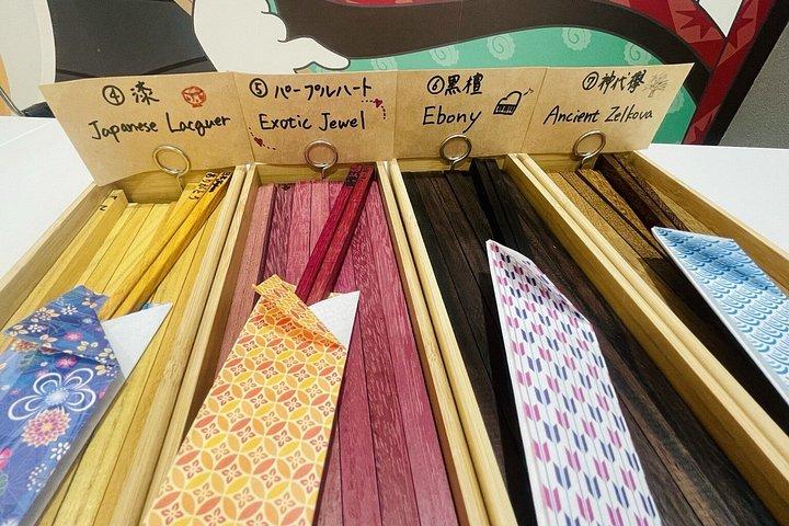 Chopstick Making Workshop with Souvenir in Osaka Castle Area