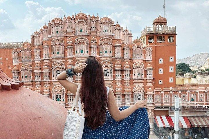 Privat Cab för heldags sightseeing i Jaipur