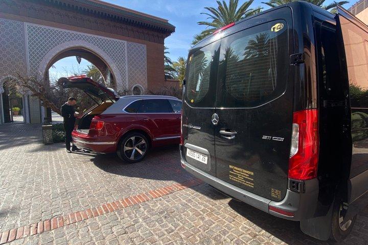 Privatchaufför från Marrakech till Casablanca flygplats