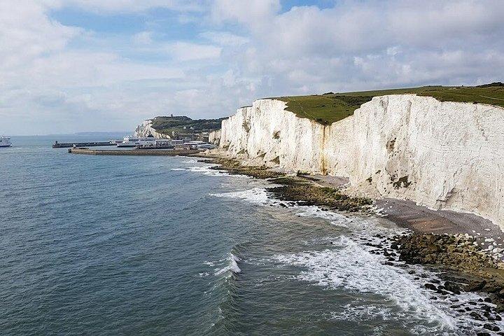 Castello di Leeds Canterbury e White Clifs di Dover