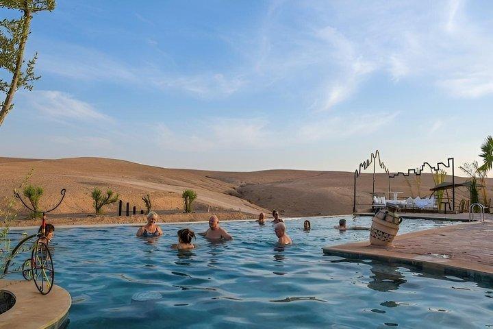 Marrakesh: Desert Agafay Tour with Lunch and Swimming Pool