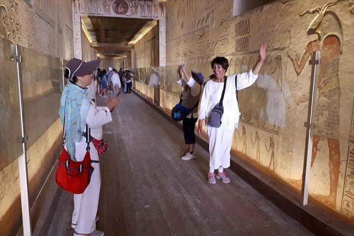 Excursion d'une demi-journée : Vallée des Rois, Temple Hatchepsout & Memnon-privé