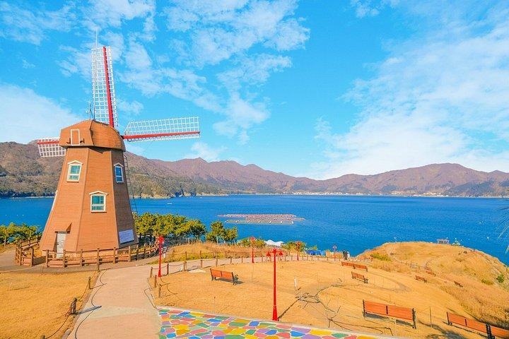 釜山発巨済ケーブルカーと大江戸植物館日帰りツアー