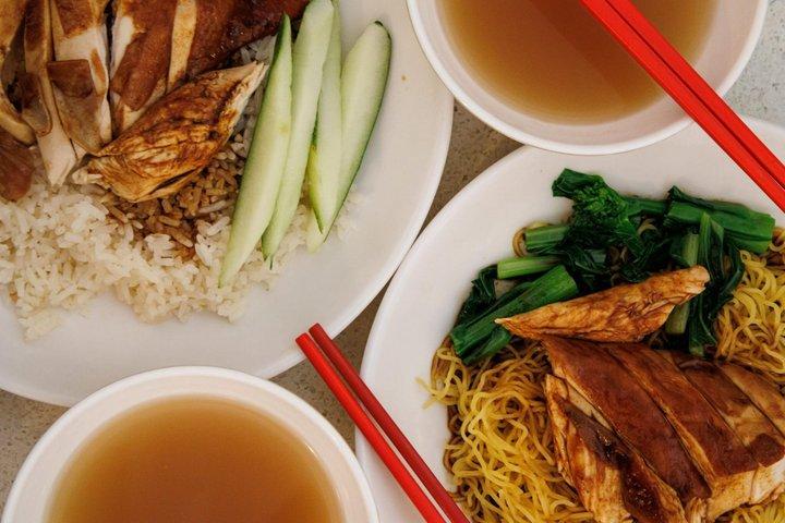 Excursão de comida de Singapore em Chinatown