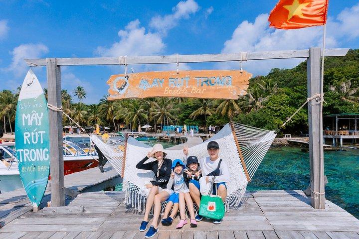 フーコック2島ボートツアーシュノーケリング,釣り,ビーチリラックス