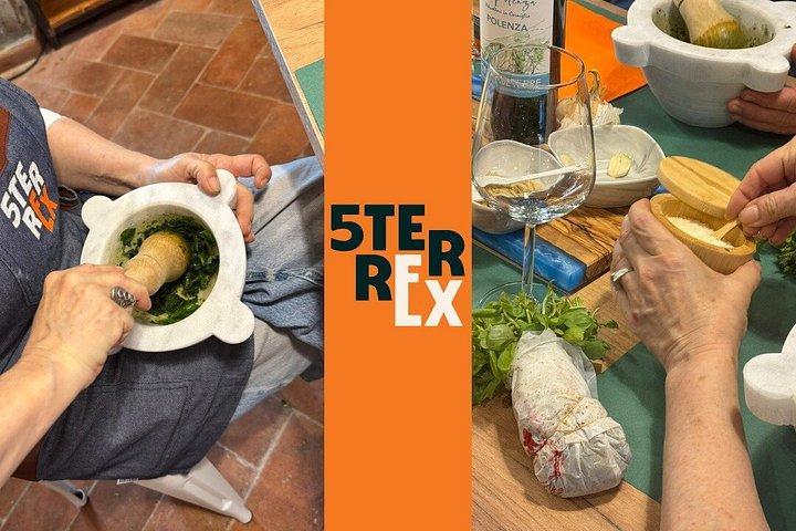 チンクエ・テッレ、本格ペスト料理教室ワインテイスティング