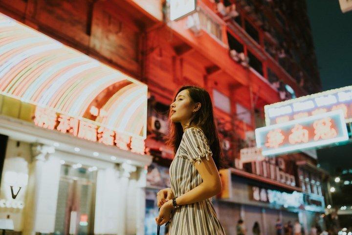 香港のスカイラインとウォーターフロントのプライベート撮影