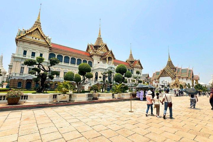Bangkok Grand Palace Wat Pho y Wat Arun con paseo en barco de cola larga