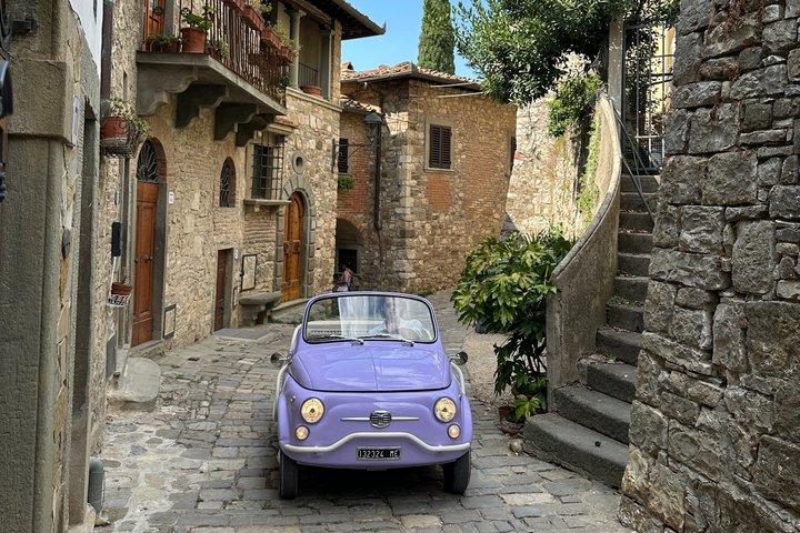 Chianti Day Escape de Florence dans une Fiat 500 vintage