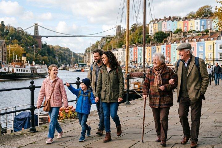 Privat Bristol kulturell familjevandringstur