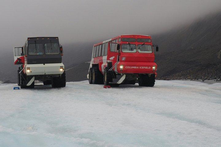 Banff till Jasper Columbia Icefield Glacier Walk privat VIP Tour