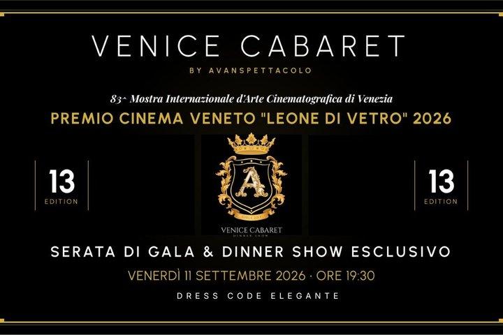 Eintrittskarte für den Veneto Cinema Glass Lion Award in Venedig