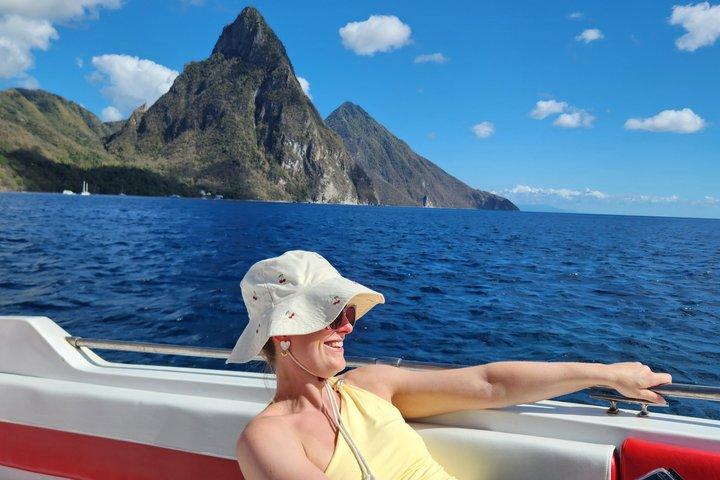 Land og hav tur St. Lucia
