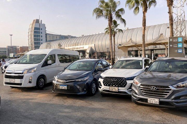 Trasferimento privato dall'aeroporto o dalla città agli hotel di Cairo e Giza