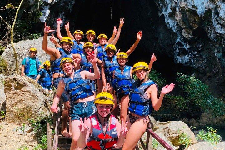 Paradise Cave and Dark Cave Zipline Adventure