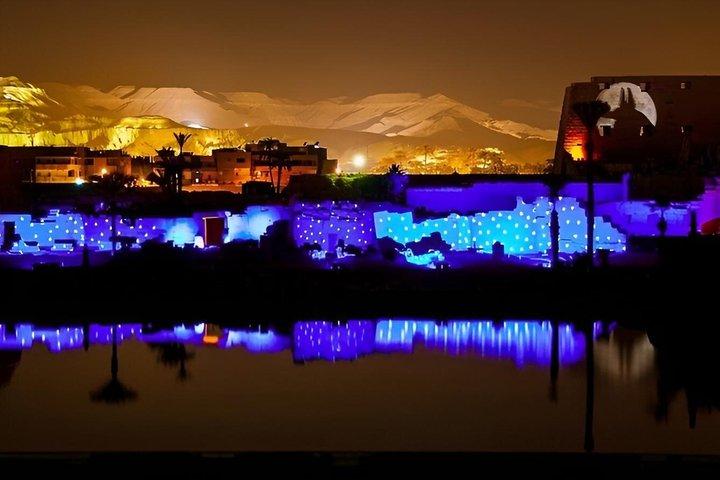 Luxor Sound and Light Show no Templo de Karnak