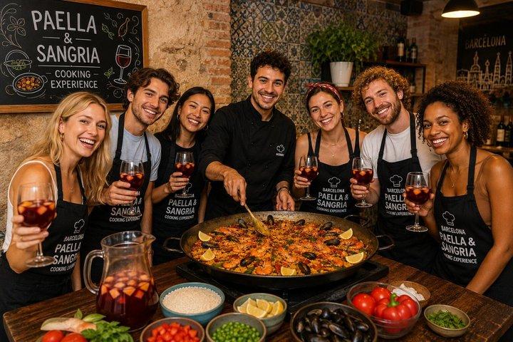 Esperienza culinaria con paella e sangria a Barcellona