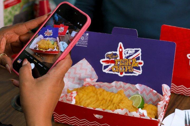Tour panoramico in autobus di Londra con Fish & Chips tradizionali