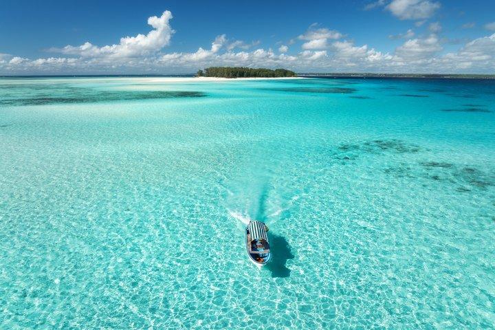 Sansibar Mnemba Insel Schnorcheln und Bootserlebnis mit Mittagessen
