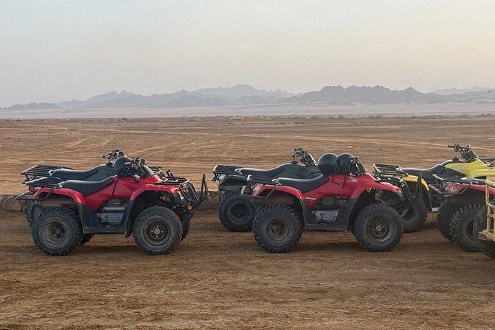 サンセットクワッド、ラクダ、ショー、ディナー、カヤック、ナブクでの星空観察