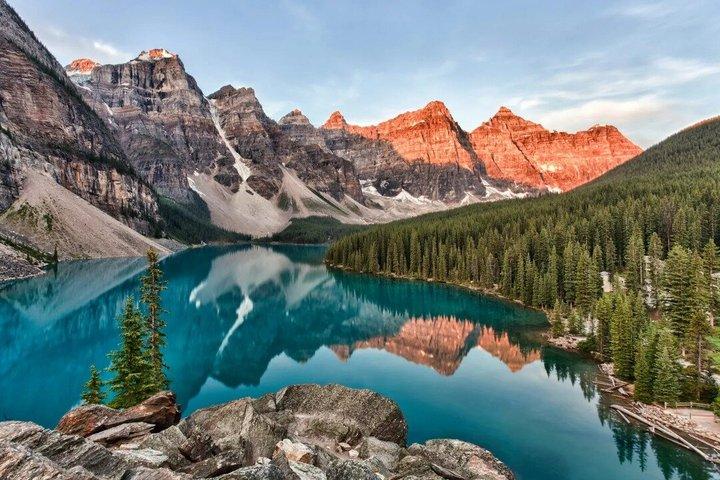 Banff : Lac Moraine , Lac Louise, Lac Émeraude Canyon Johnston