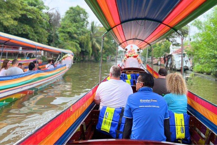 Bangkok Grand Palace Wat Pho y Wat Arun con paseo en barco de cola larga