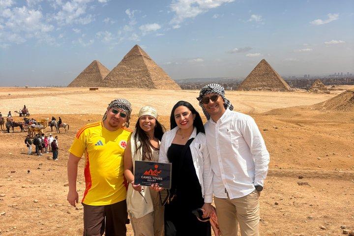 Visite privée d'une demi-journée aux pyramides de Gizeh et au Grand Sphinx