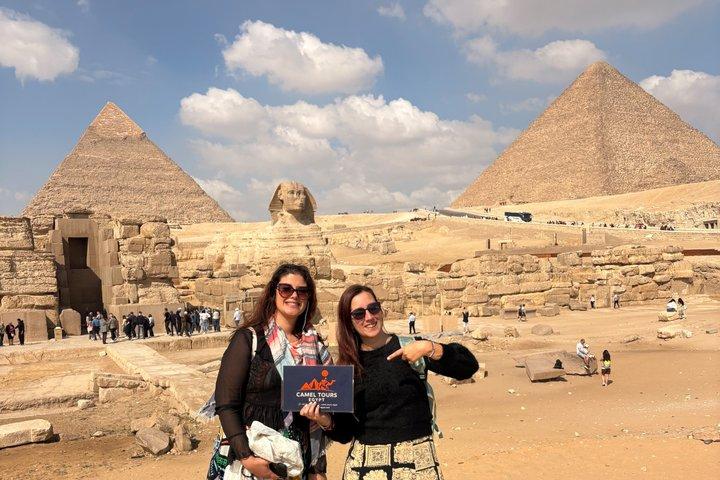 Visite privée d'une demi-journée aux pyramides de Gizeh et au Grand Sphinx
