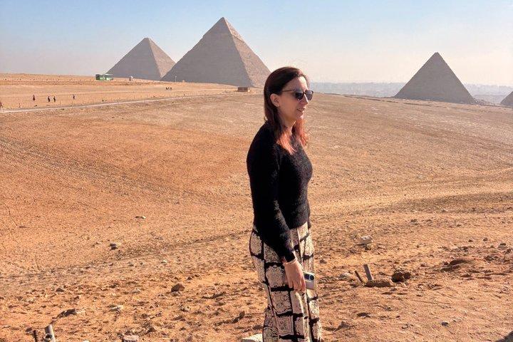 Visite privée d'une demi-journée aux pyramides de Gizeh et au Grand Sphinx