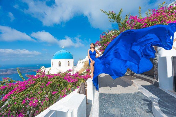Experiencia de sesión de fotos en Santorini