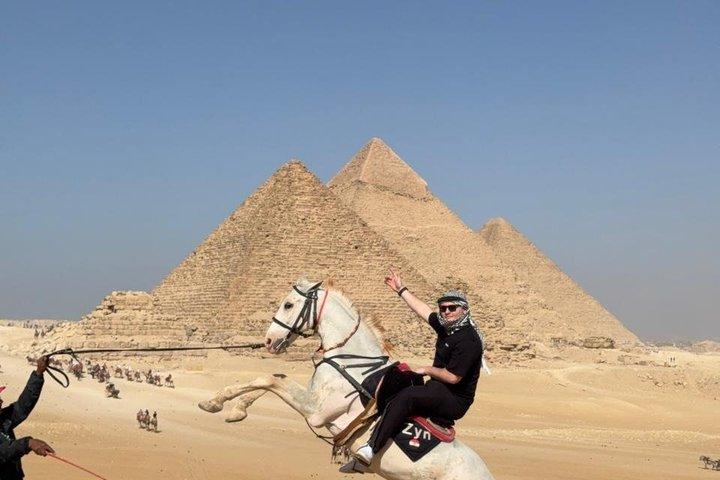 Private Half-Day Giza Pyramids & Sphinx Tour with Camel Ride